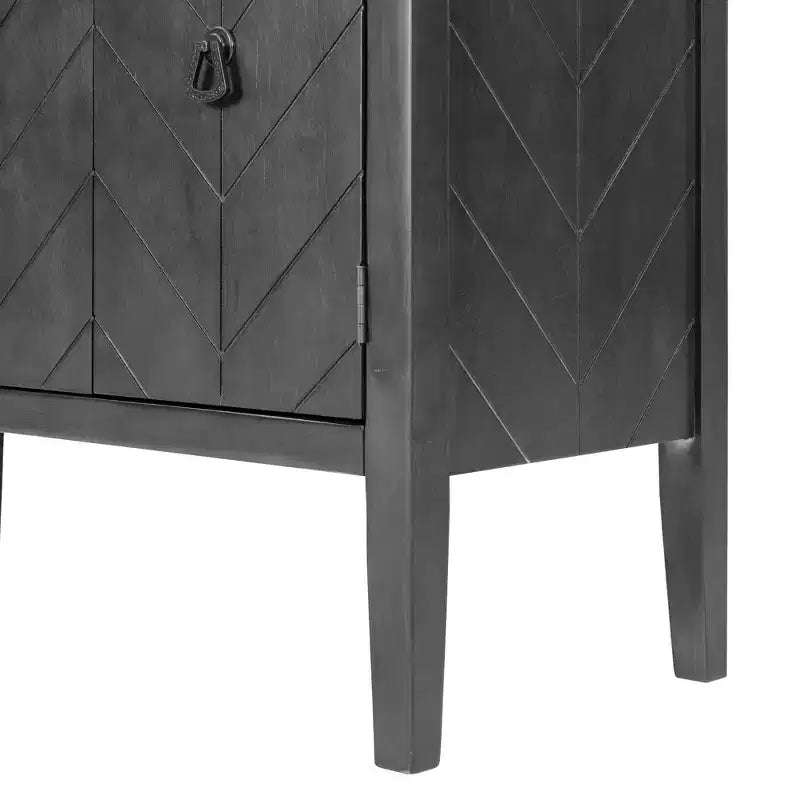 Meuble de rangement d'appoint avec étagère réglable