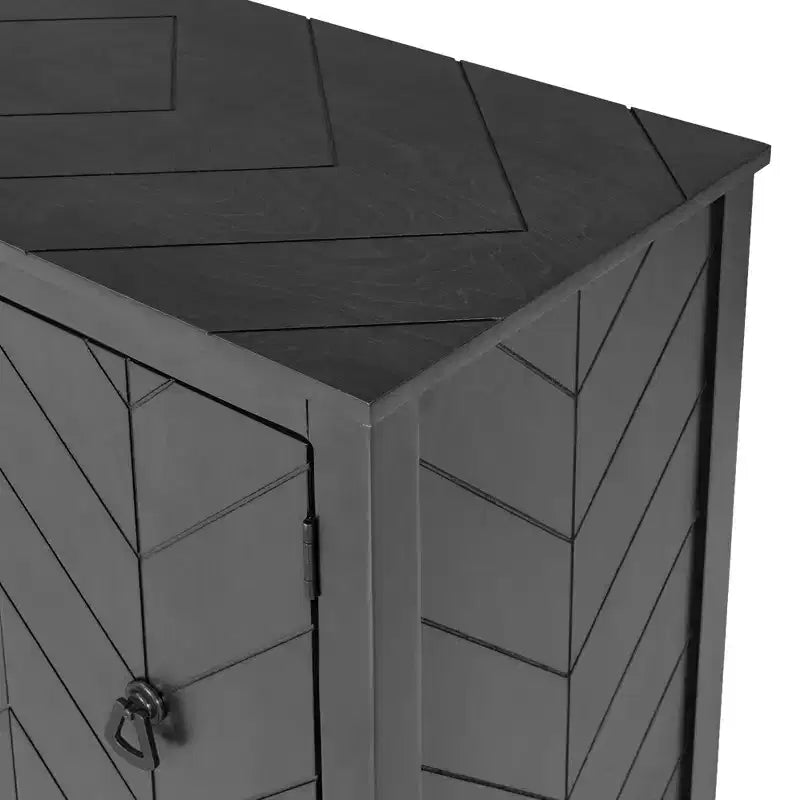 Meuble de rangement d'appoint avec étagère réglable