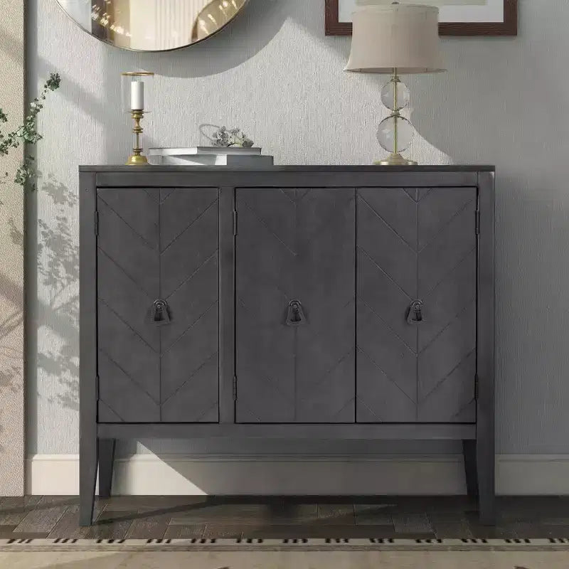 Meuble de rangement d'appoint avec étagère réglable